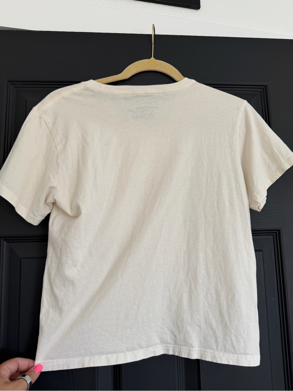 Morgan Wallen Graphic Cowboy Tee - Cream with Orange & Teal Print - Picture 6 of 7